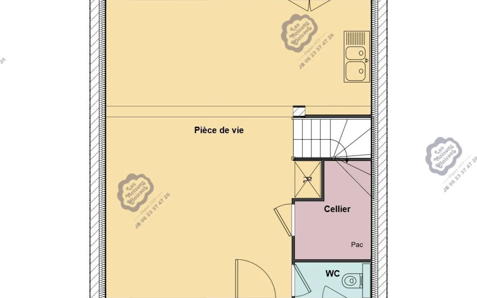 Projet de construction d'une maison 82 m² avec terrain à SAINT-GERMAIN-LES-ARPAJON (91) à Saint-Germain-lès-Arpajon — photo 7