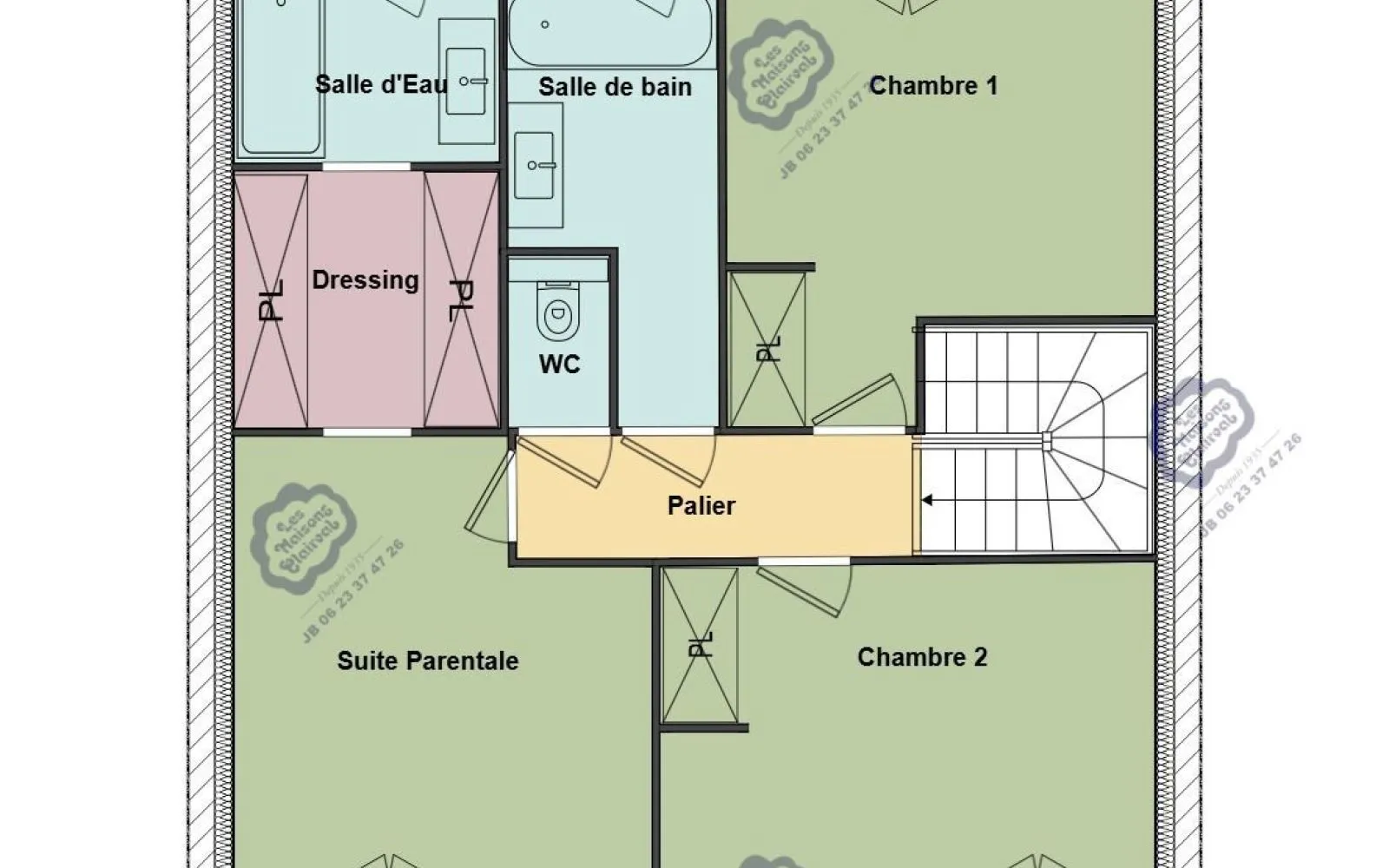 Projet de construction d'une maison 82 m² avec terrain à SAINT-GERMAIN-LES-ARPAJON (91) à Saint-Germain-lès-Arpajon — photo 10