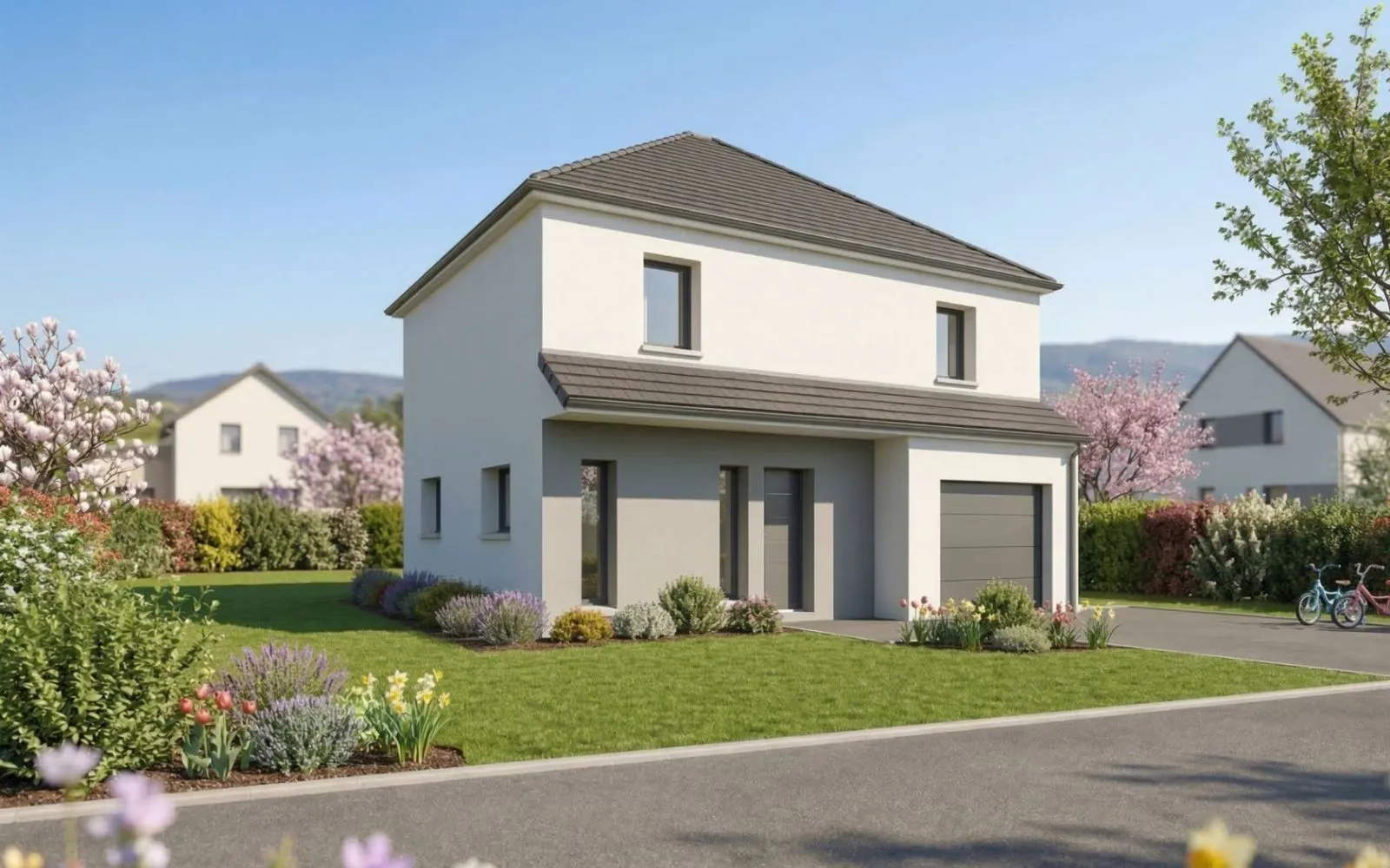 Projet de construction d'une maison 112 m² avec terrain à LE BOURGNEUF-LA-FORET (53) à Le Bourgneuf-la-Forêt — photo 1
