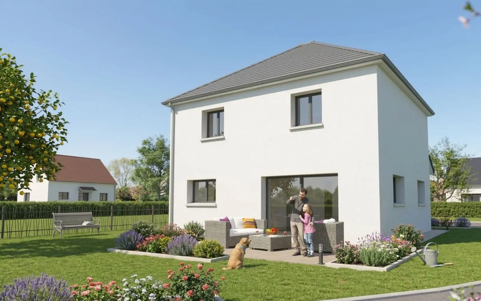 Projet de construction d'une maison 112 m² avec terrain à LE BOURGNEUF-LA-FORET (53) à Le Bourgneuf-la-Forêt — photo 2