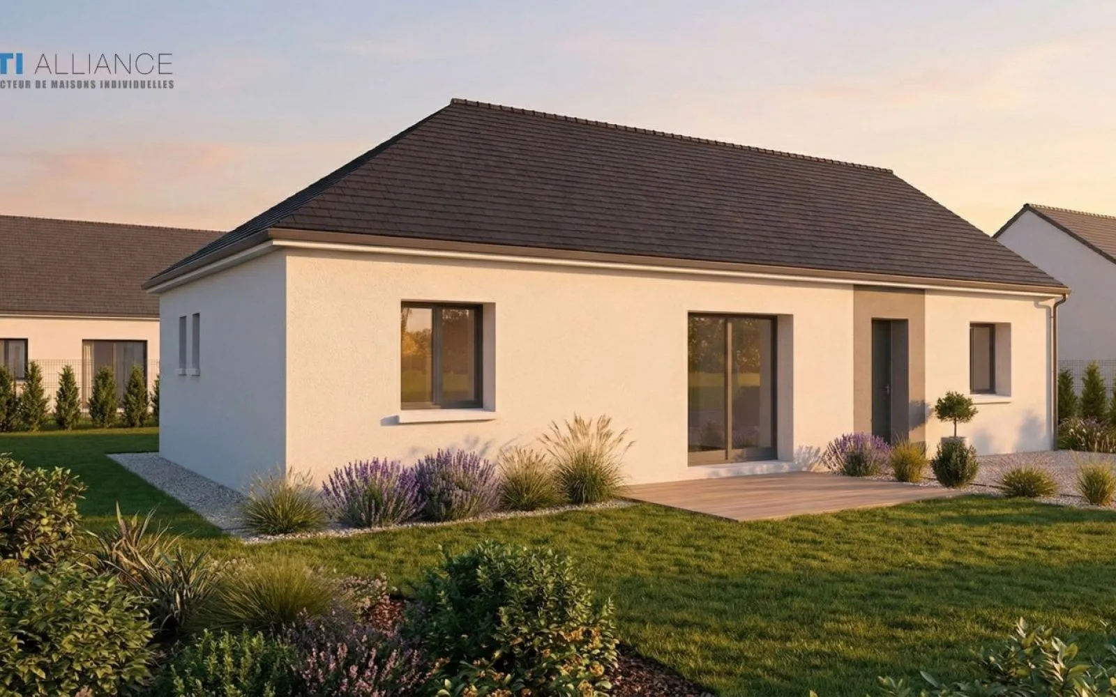 Projet de construction d'une maison 88 m² avec terrain à ENTRAMMES (53) à Entrammes — photo 1