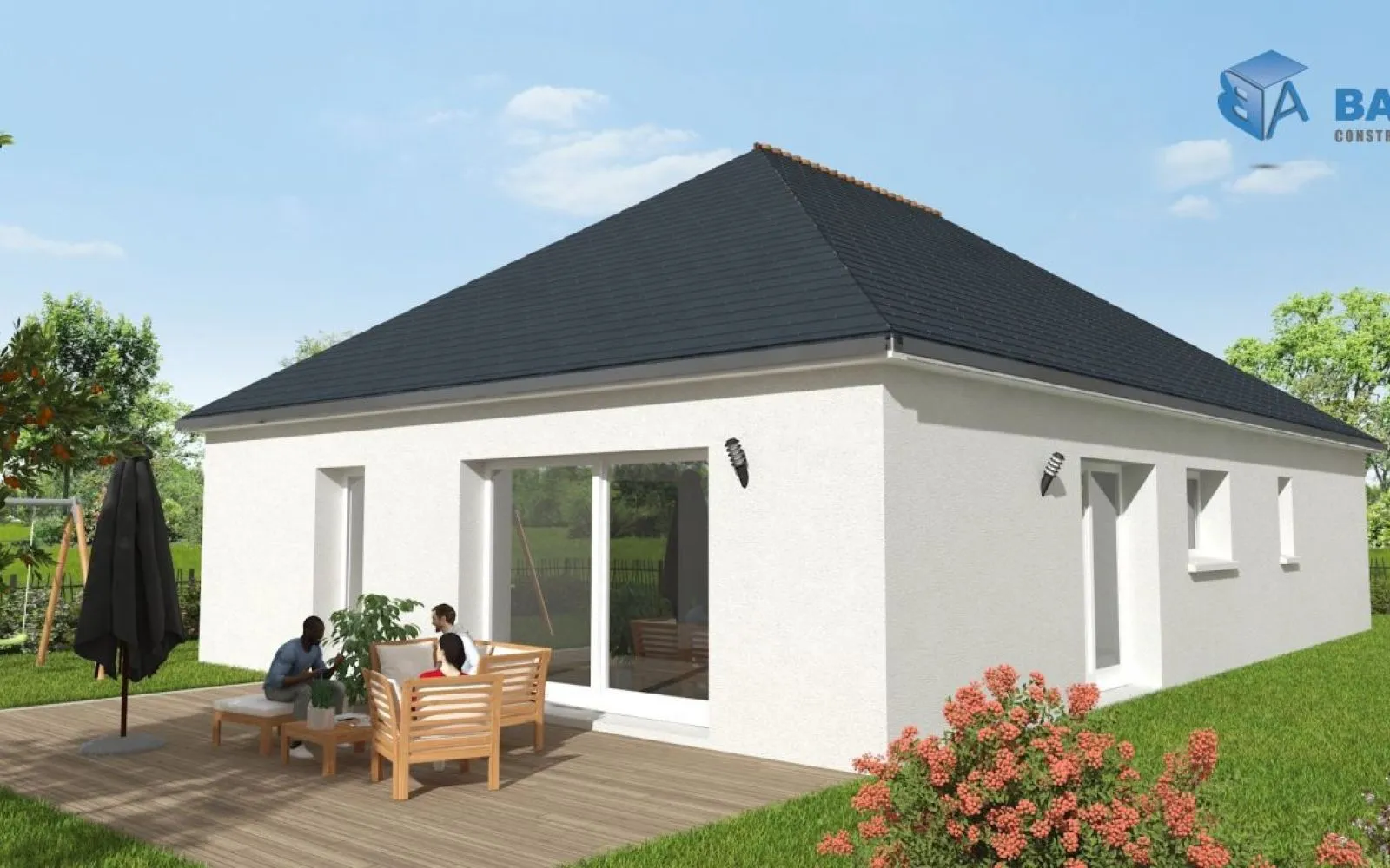 Projet de construction d'une maison 88 m² avec terrain à AHUILLE (53) à Ahuillé — photo 1