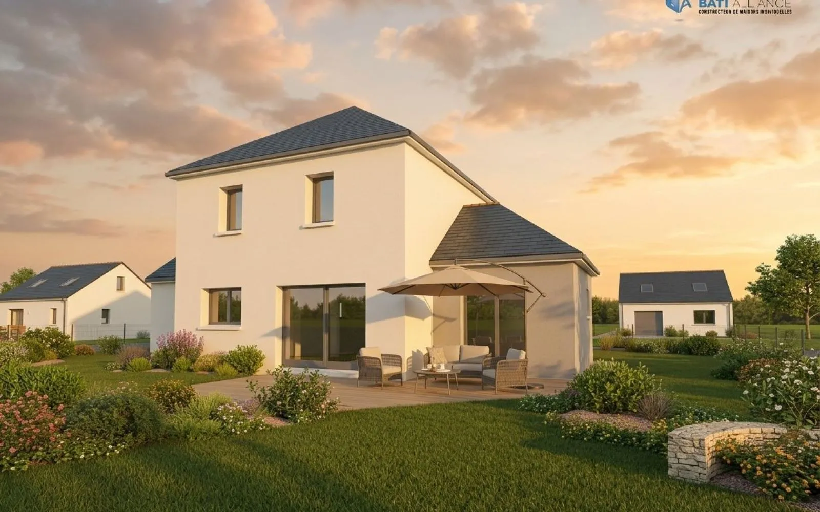 Projet de construction d'une maison 108 m² avec terrain à GORRON (53) à Gorron — photo 1
