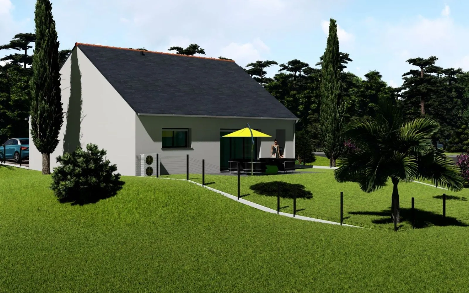 Projet de construction d'une maison 107.89 m² avec terrain à SAINT-GUINOUX (35) à Saint-Guinoux — photo 2