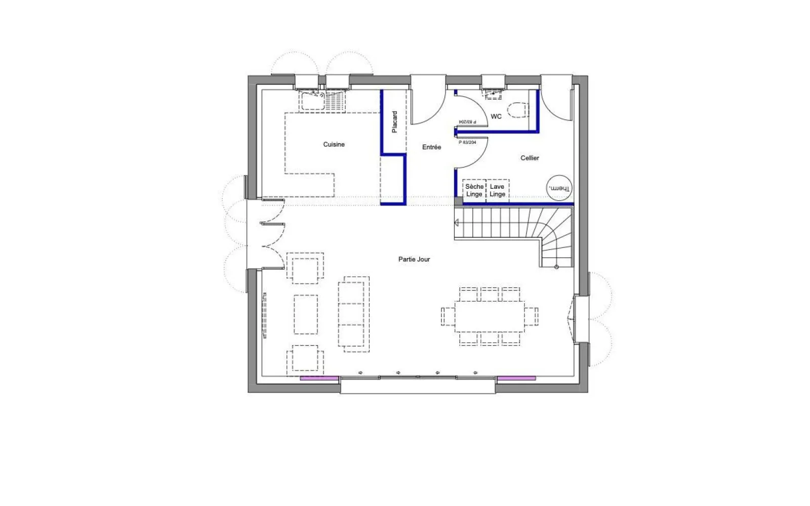 Projet de construction d'une maison 111.65 m² avec terrain à URCUIT (64) à Urcuit — photo 5