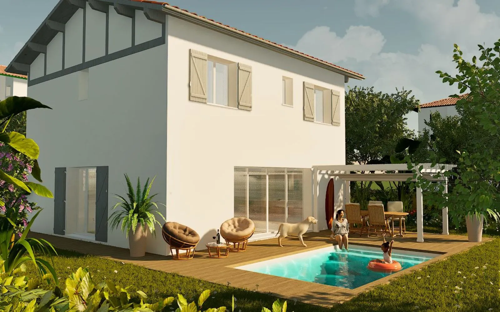 Projet de construction d'une maison 111.65 m² avec terrain à URCUIT (64) à Urcuit — photo 2