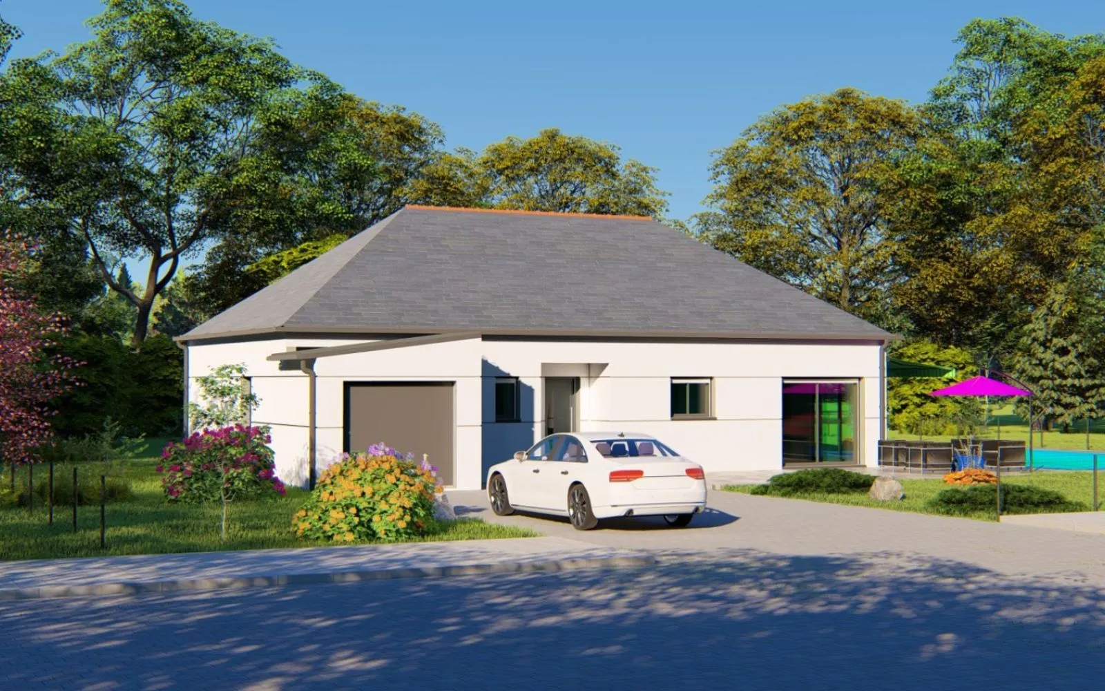 Projet de construction d'une maison 93.19 m² avec terrain à PLERIN (22) à Plérin — photo 1