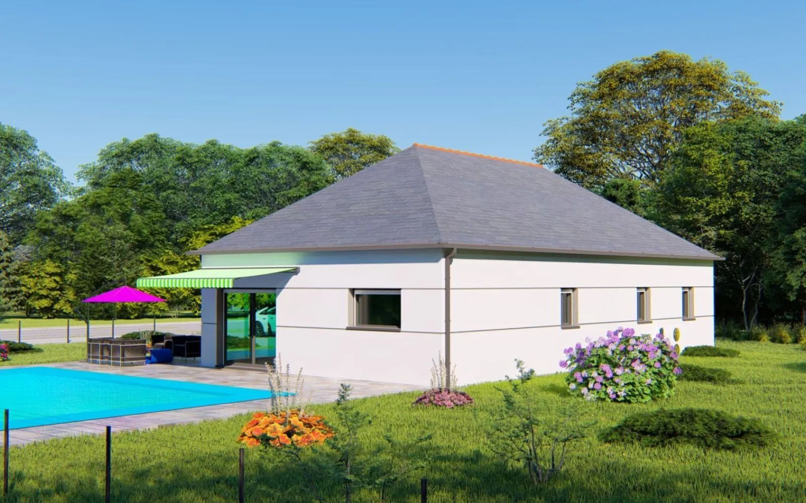 Projet de construction d'une maison 93.19 m² avec terrain à PLERIN (22) à Plérin — photo 2