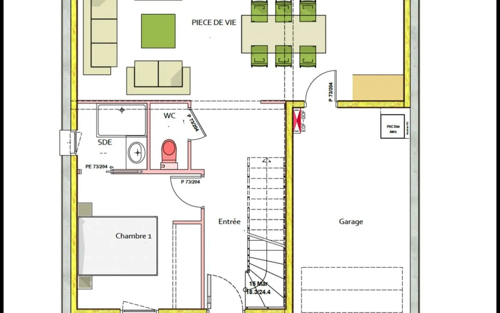 Projet de construction d'une maison 86.78 m² avec terrain à BOBITAL (22) à Bobital — photo 3