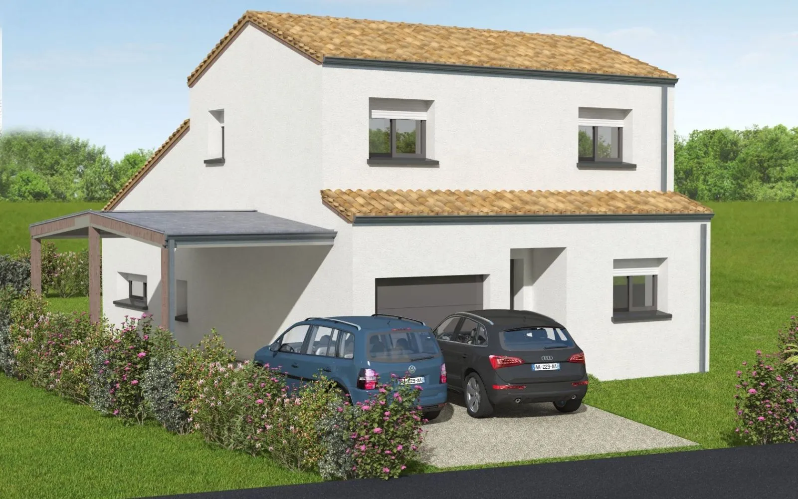 Maison 99.1 m² avec terrain à SAINT-HILAIRE-DE-CHALEONS (44) à Saint-Hilaire-de-Chaléons — photo 1