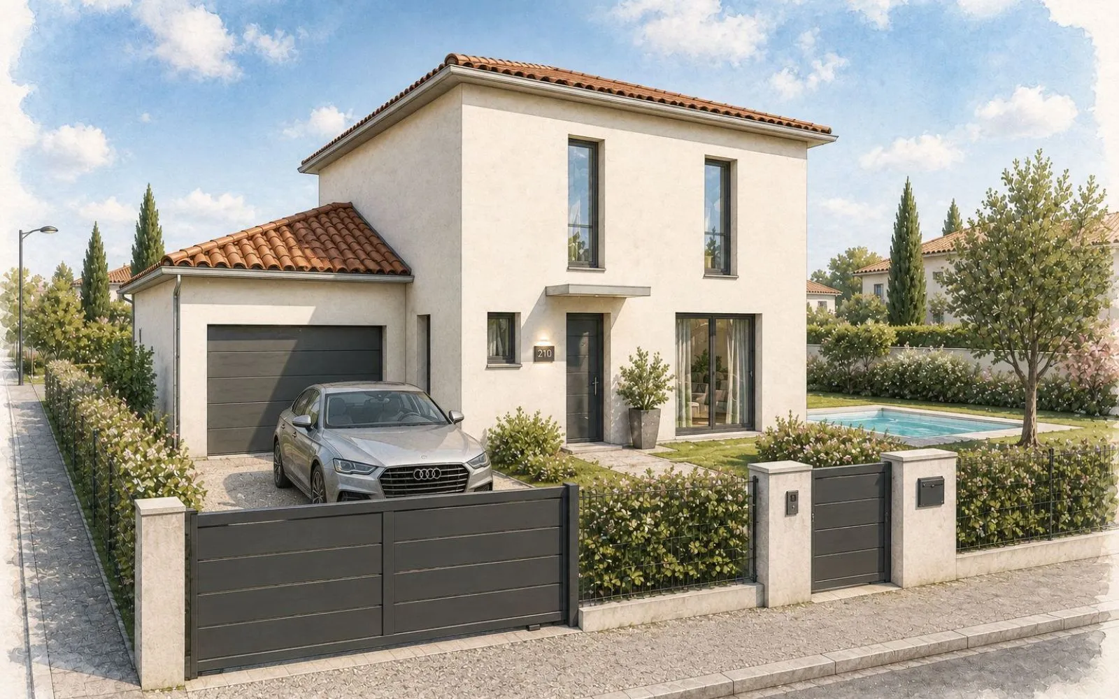 Projet de construction d'une maison 95 m² avec terrain à BELIGNEUX (01) à Beligneux — photo 1