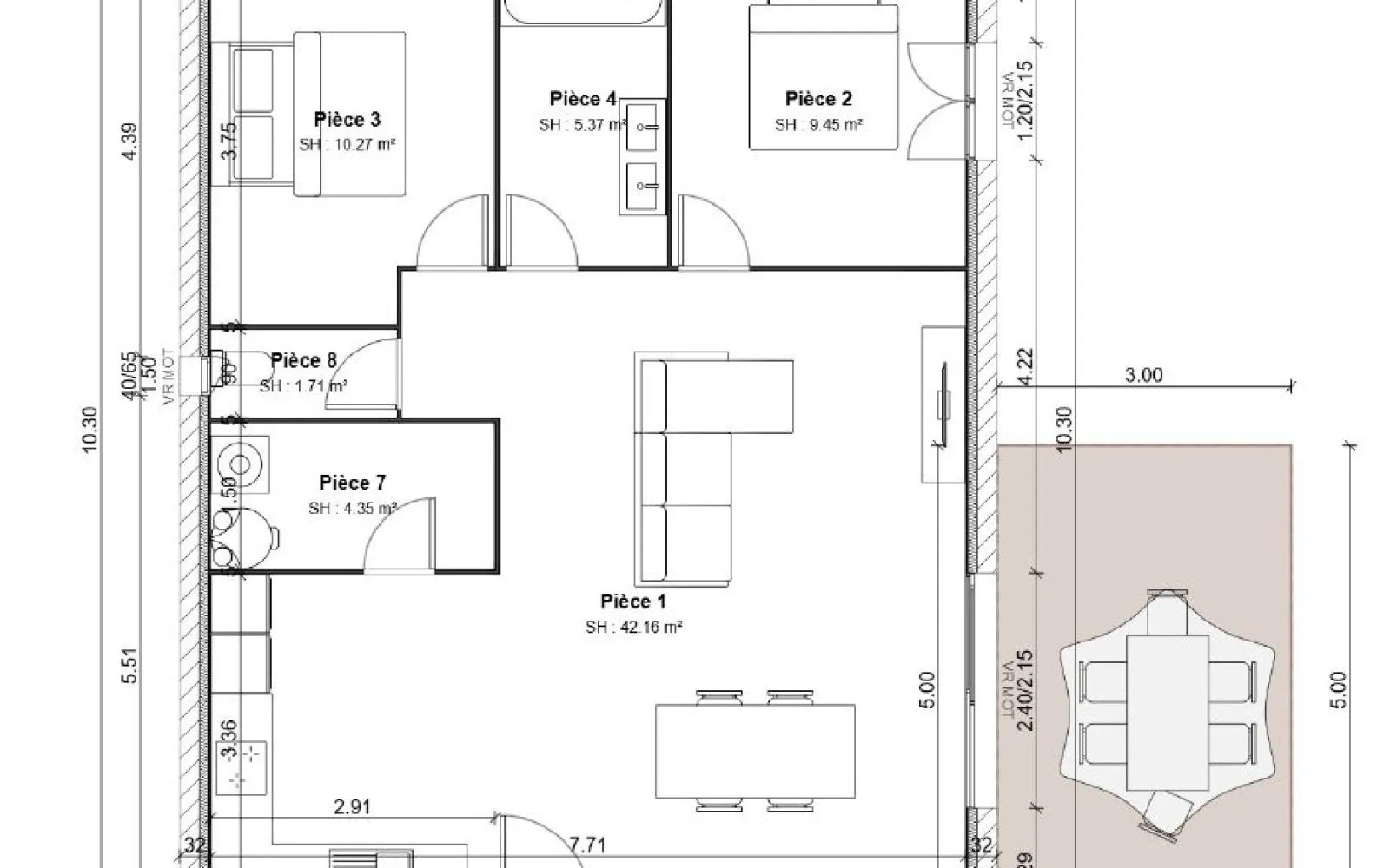 Maison 73 m² avec terrain à SAINT-JULIEN (83) à Saint-Julien — photo 4