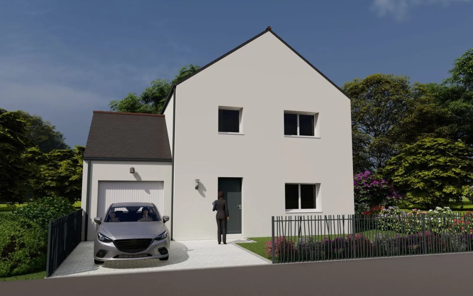 Projet de construction d'une maison 90 m² avec terrain à TREILLIERES (44) à Treillières — photo 1