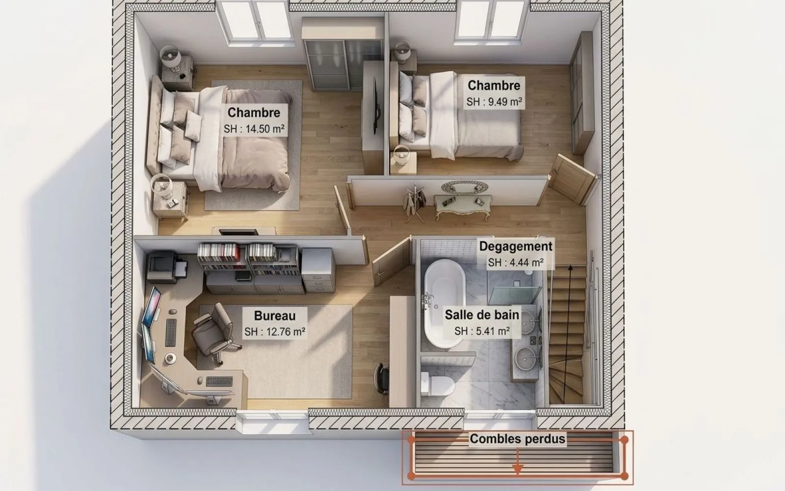 Projet de construction d'une maison 105 m² avec terrain à AULNAY-SOUS-BOIS (93) à Aulnay-sous-Bois — photo 4