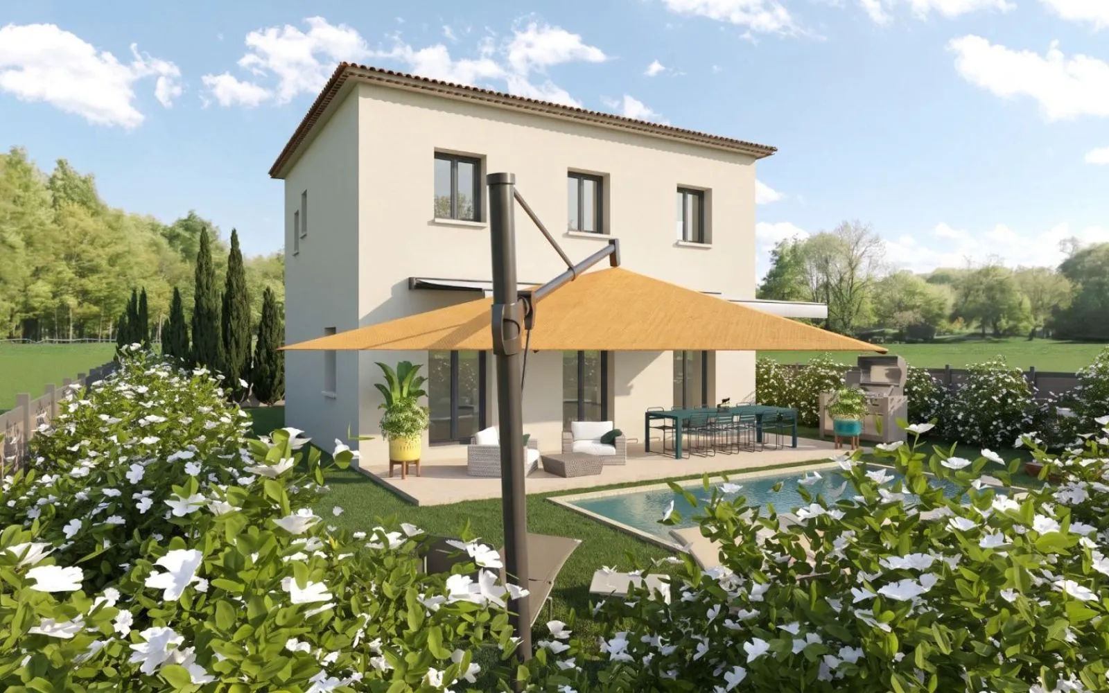 Maison 110 m² avec terrain à LA FARE-LES-OLIVIERS (13) à La Fare-les-Oliviers — photo 3