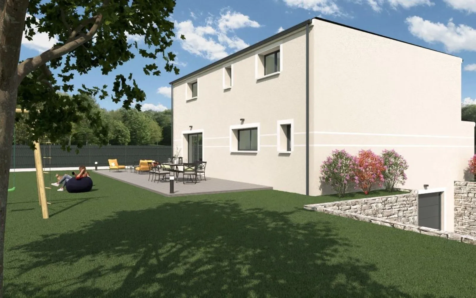 Projet de construction d'une maison 180 m² avec terrain à JOUARS-PONTCHARTRAIN (78) à Jouars-Pontchartrain — photo 4