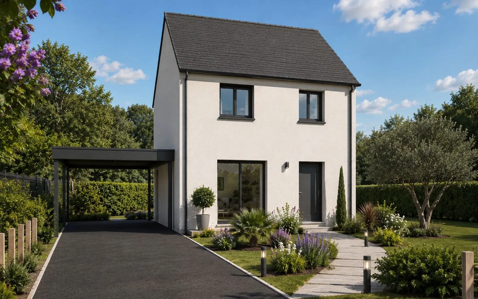 Projet de construction d'une maison 90 m² avec terrain à NOGENT-LE-ROI (28) à Nogent-le-Roi — photo 1