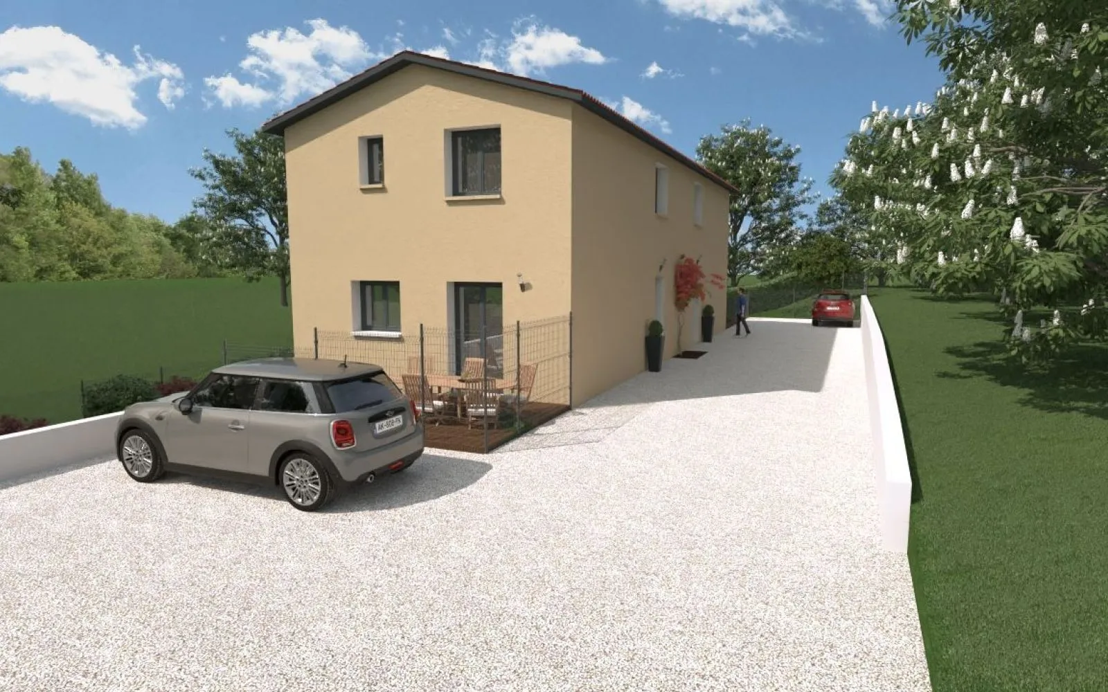 Maison 81 m² - 3 chambres avec terrain à LACHASSAGNE (69) à Chassagne — photo 2