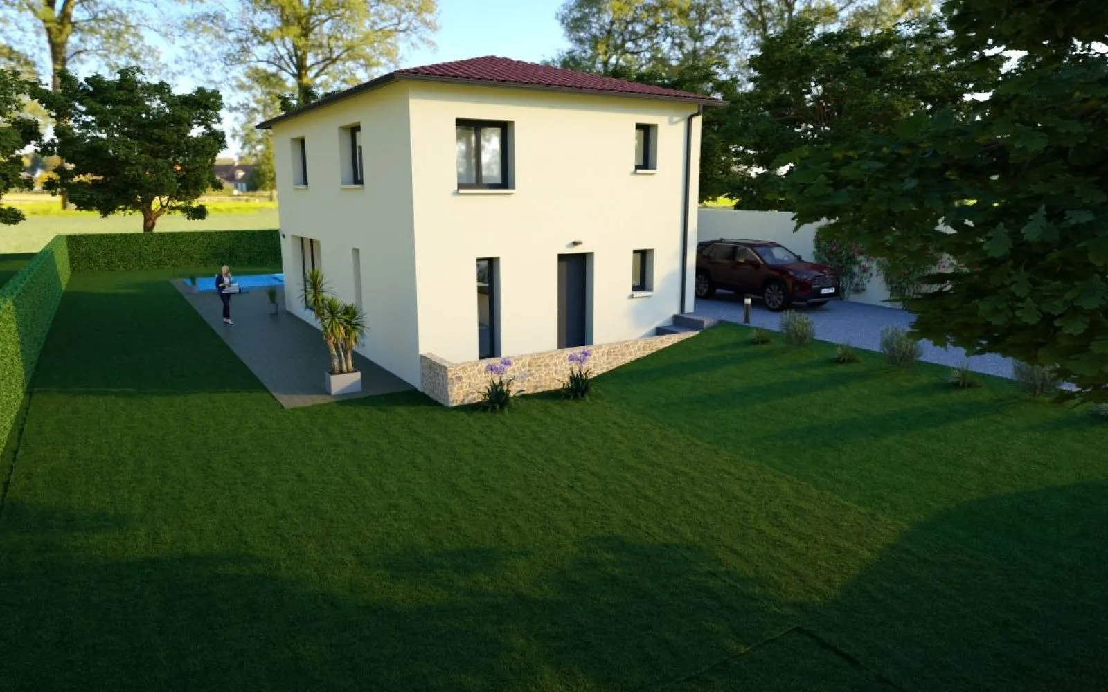 Maison 81 m² - 3 chambres avec terrain à LACHASSAGNE (69) à Chassagne — photo 5