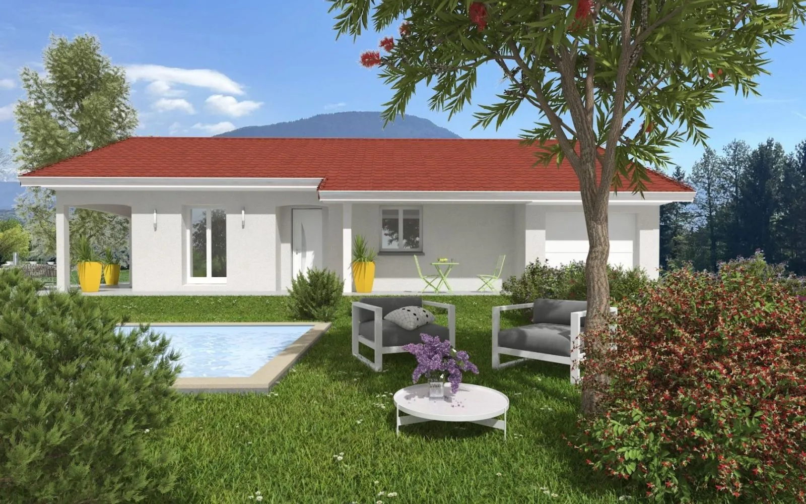 Projet de construction d'une maison 97 m² avec terrain à SAINT-GEORGES-DE-COMMIERS (38) à Saint-Georges-de-Commiers — photo 1