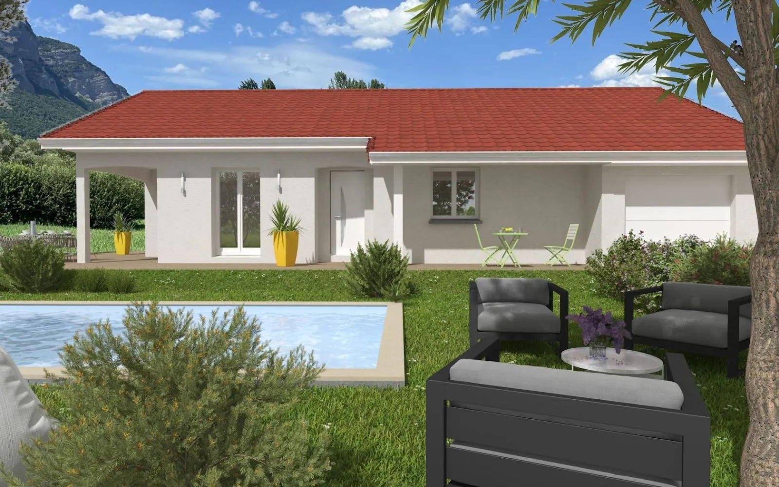 Projet de construction d'une maison 97 m² avec terrain à SAINT-GEORGES-DE-COMMIERS (38) à Saint-Georges-de-Commiers — photo 2