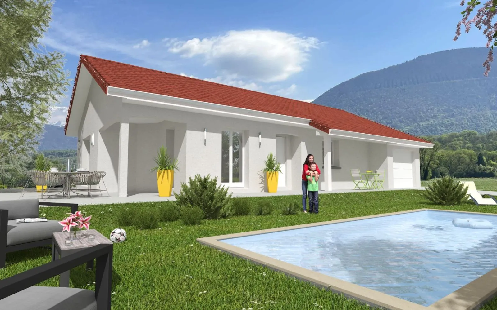 Projet de construction d'une maison 97 m² avec terrain à SAINT-GEORGES-DE-COMMIERS (38) à Saint-Georges-de-Commiers — photo 3