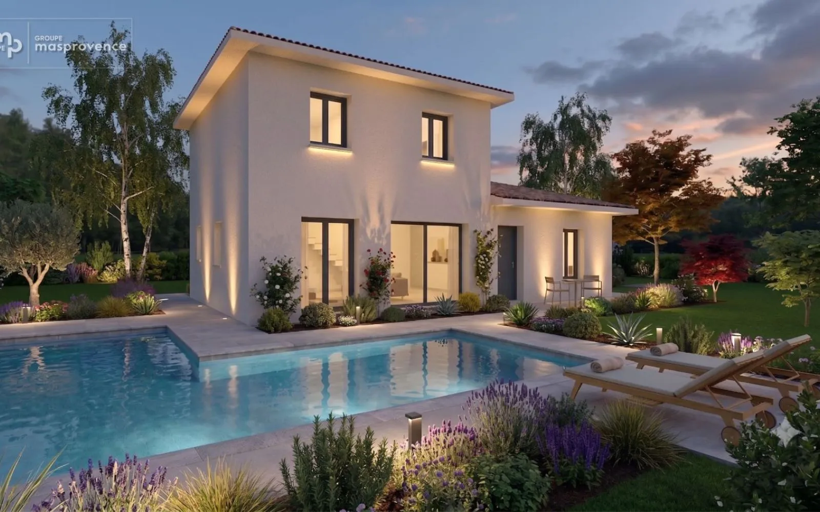 Projet de construction d'une maison 100 m² avec terrain à SAINT-MAXIMIN-LA-SAINTE-BAUME (83) à Saint-Maximin-la-Sainte-Baume — photo 1