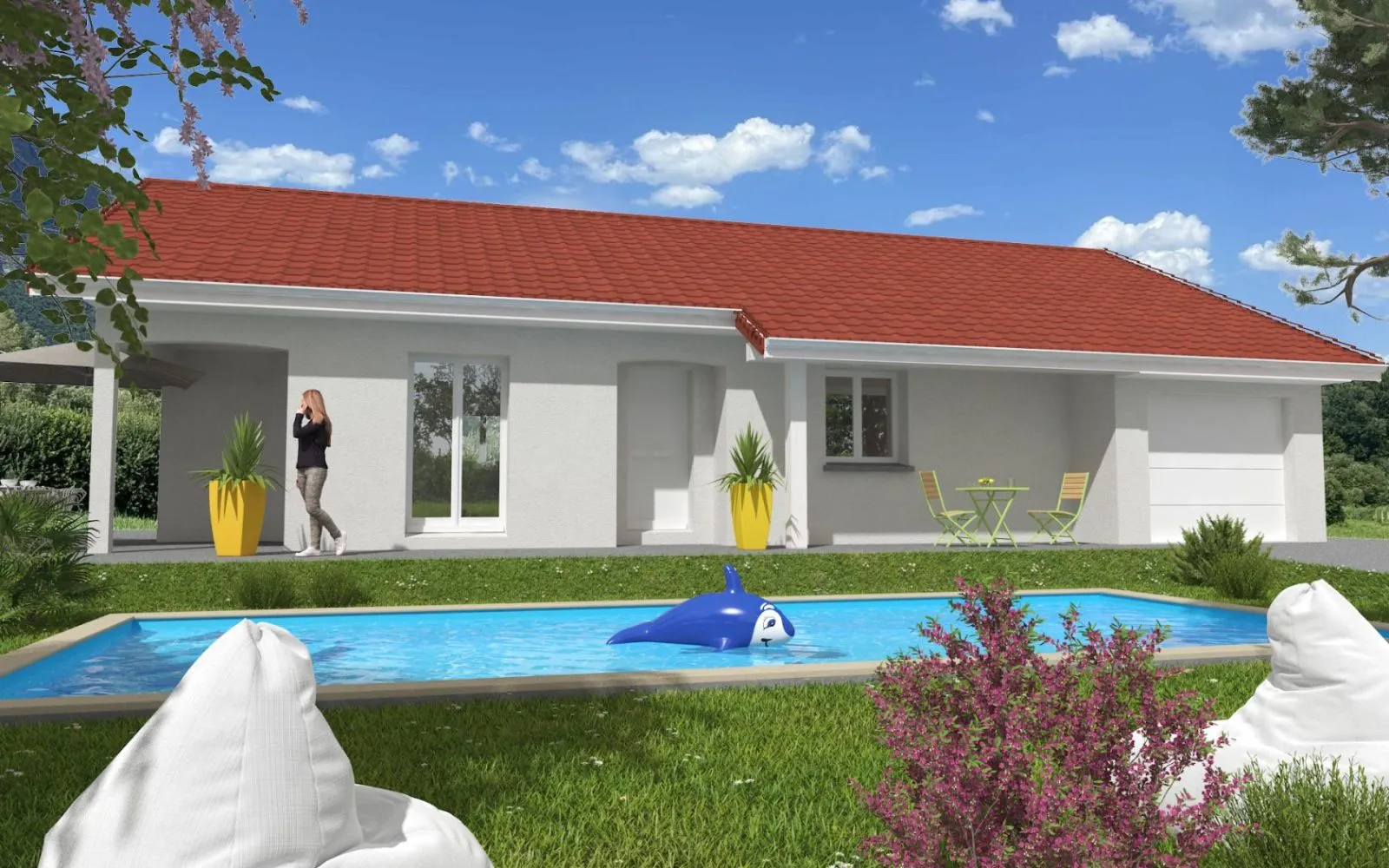 Projet de construction d'une maison 97 m² avec terrain à SAINT-GEORGES-DE-COMMIERS (38) à Saint-Georges-de-Commiers — photo 4