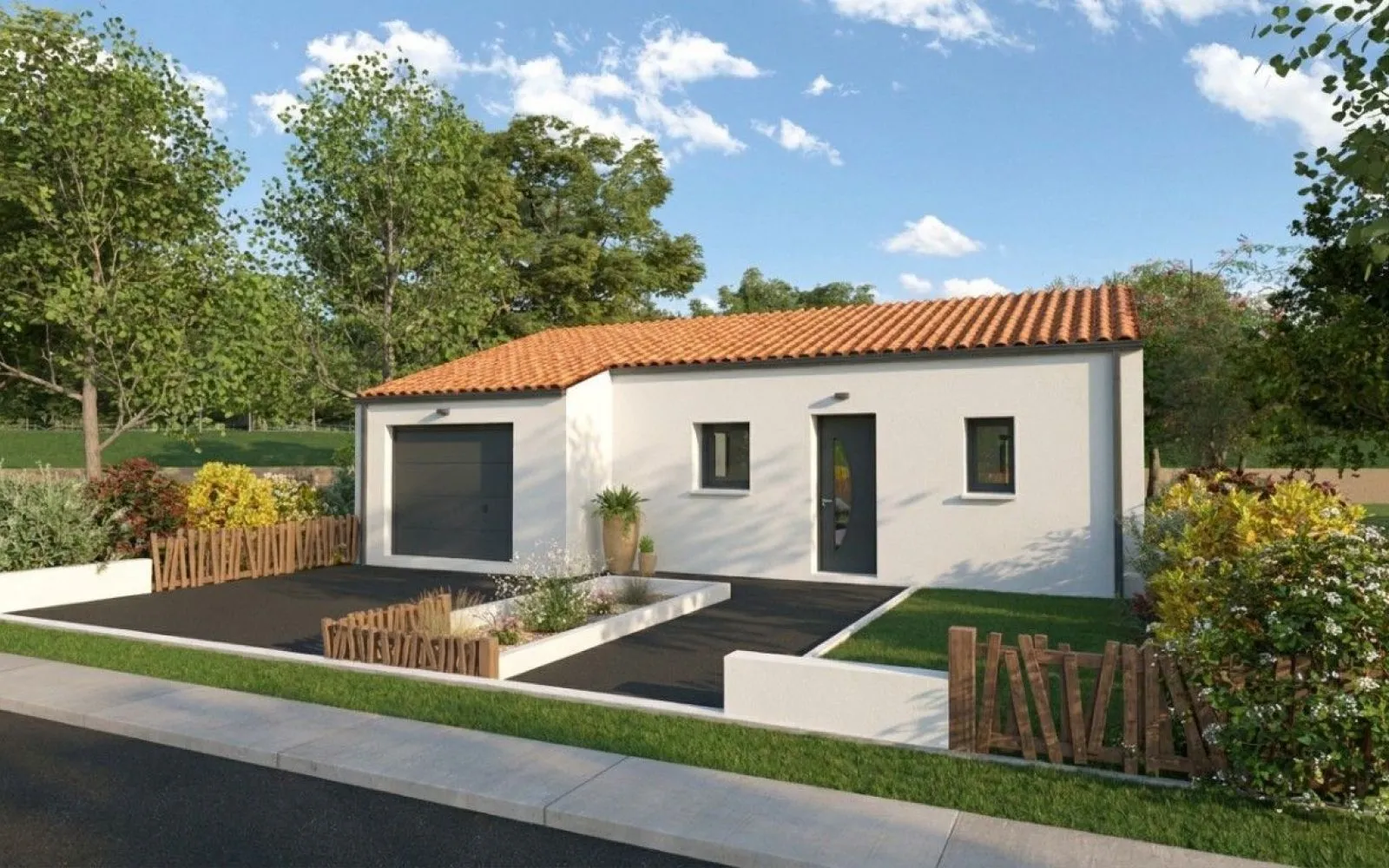 Maison 1 chambres sur un terrain de 700 m² à CHAILLE-SOUS-LES-ORMEAUX. à Chaillé-sous-les-Ormeaux — photo 1