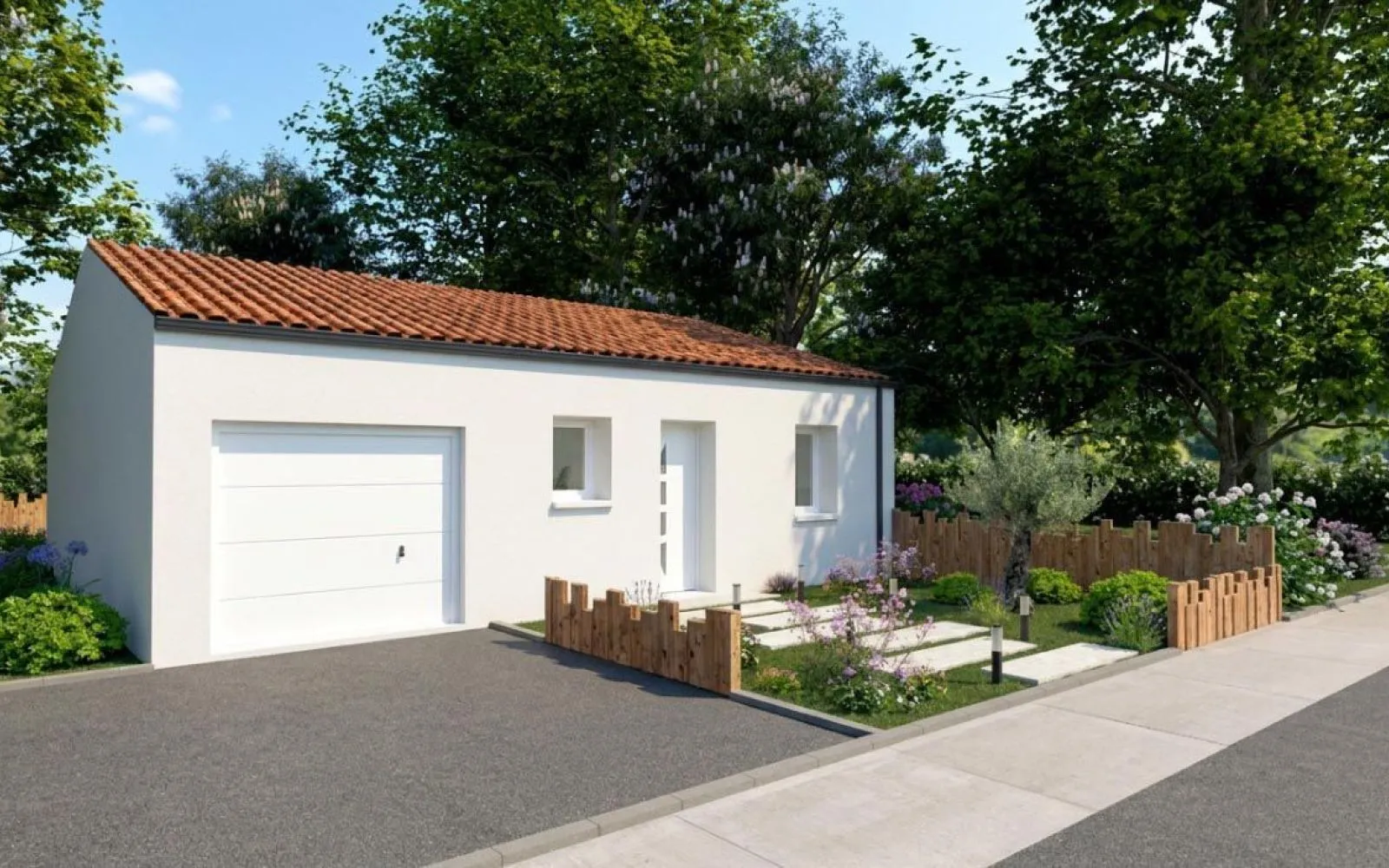 Maison 2 chambres sur un terrain de 231 m² à MOUZILLON. à Mouzillon — photo 1