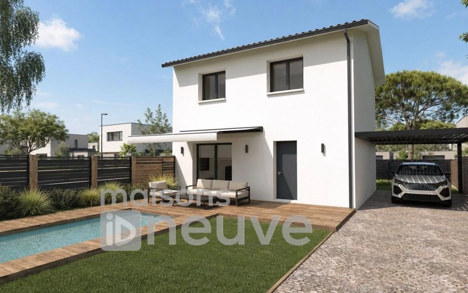 Projet de construction d'une maison 80 m² avec terrain à BRACH (33) à Brach — photo 3