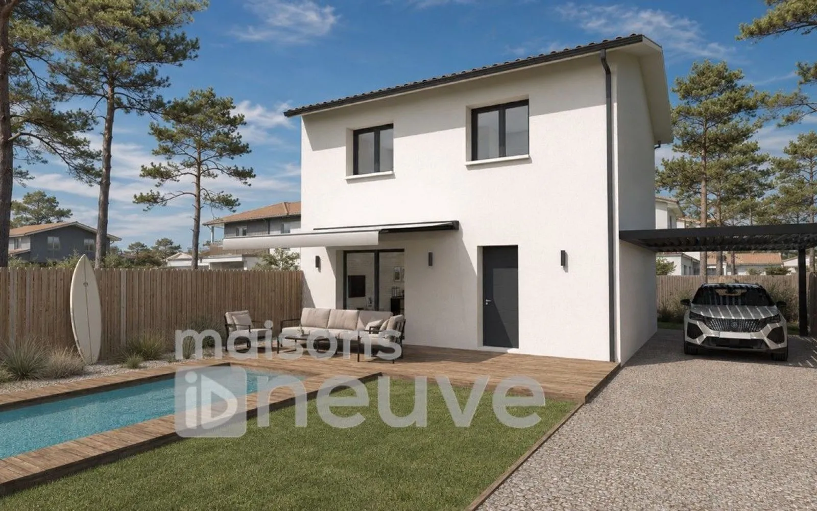 Projet de construction d'une maison 80 m² avec terrain à BRACH (33) à Brach — photo 5