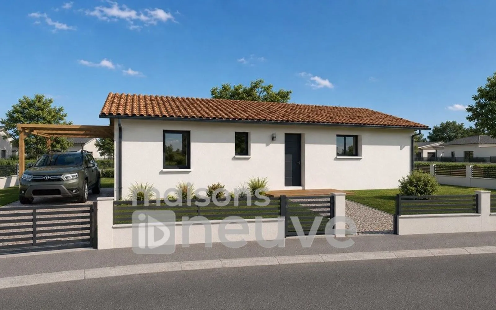 Projet de construction hors d'eau hors d'air d'une maison 80 m² 3 chambres au BARP à Le Barp — photo 3