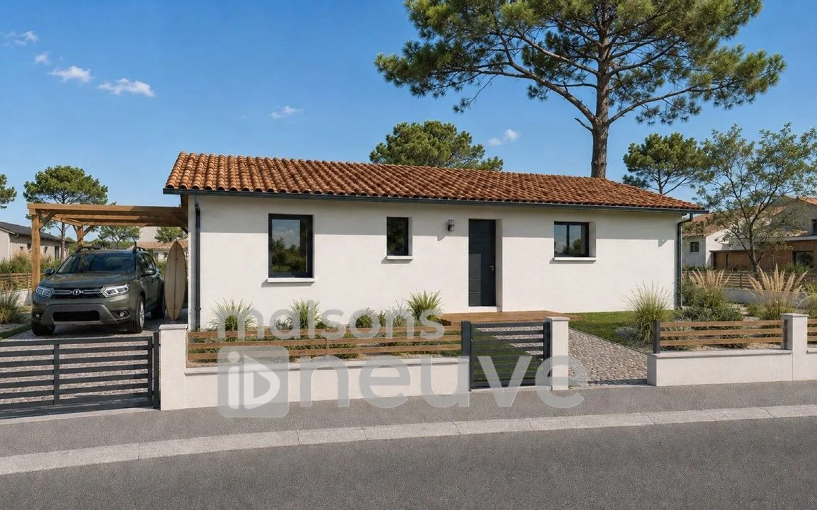 Projet de construction hors d'eau hors d'air d'une maison 80 m² 3 chambres au BARP à Le Barp — photo 6