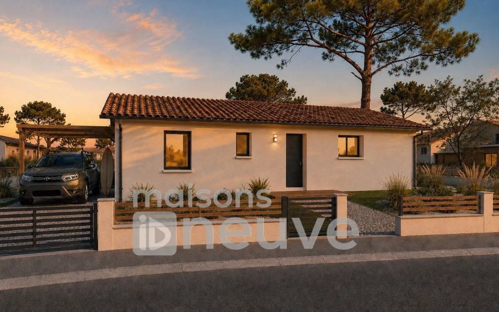 Projet de construction hors d'eau hors d'air d'une maison 80 m² 3 chambres au BARP à Le Barp — photo 7