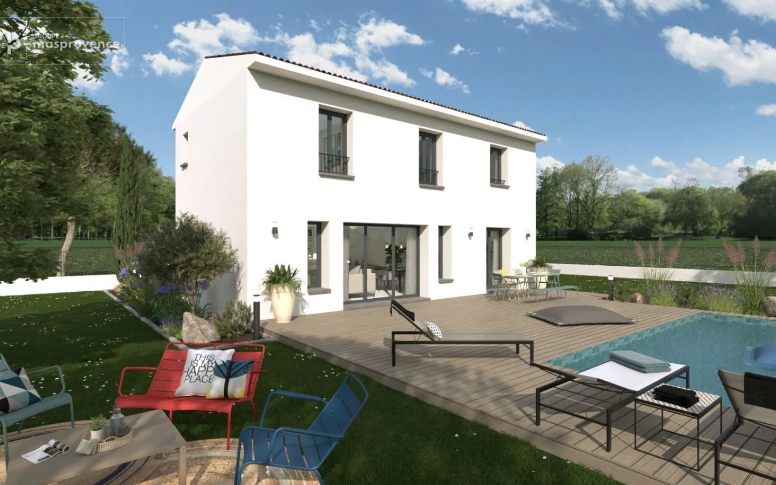 Projet de construction d'une maison 105 m² avec terrain à SAINT-CHAMAS (13) à Saint-Chamas — photo 1