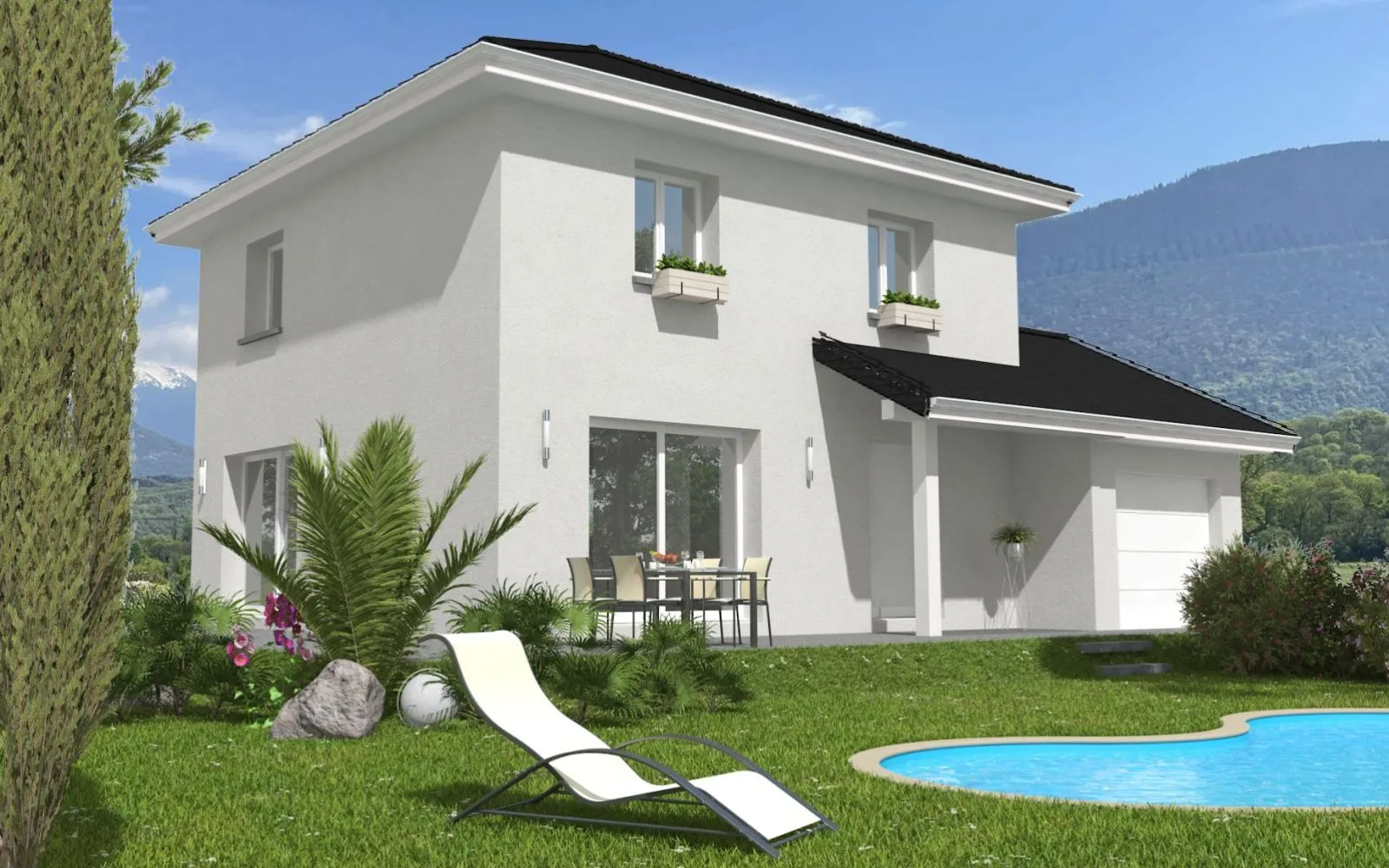 Projet de construction d'une maison 102 m² avec terrain à LE TOUVET (38) à Le Touvet — photo 1