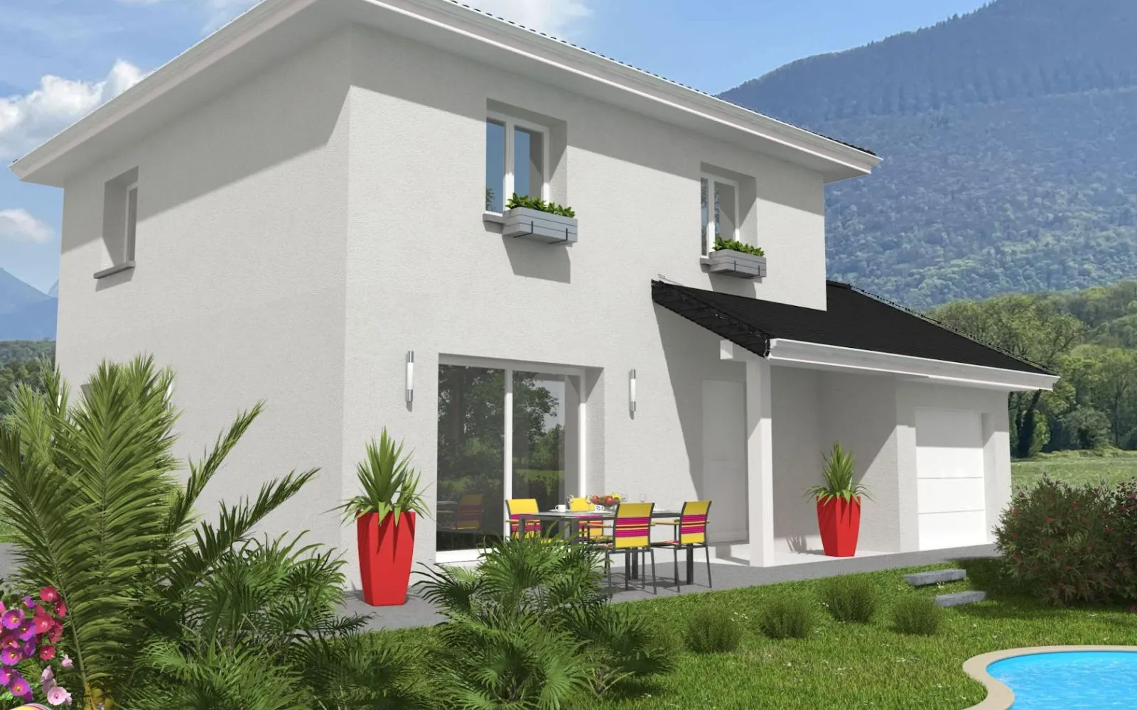Projet de construction d'une maison 102 m² avec terrain à LE TOUVET (38) à Le Touvet — photo 3