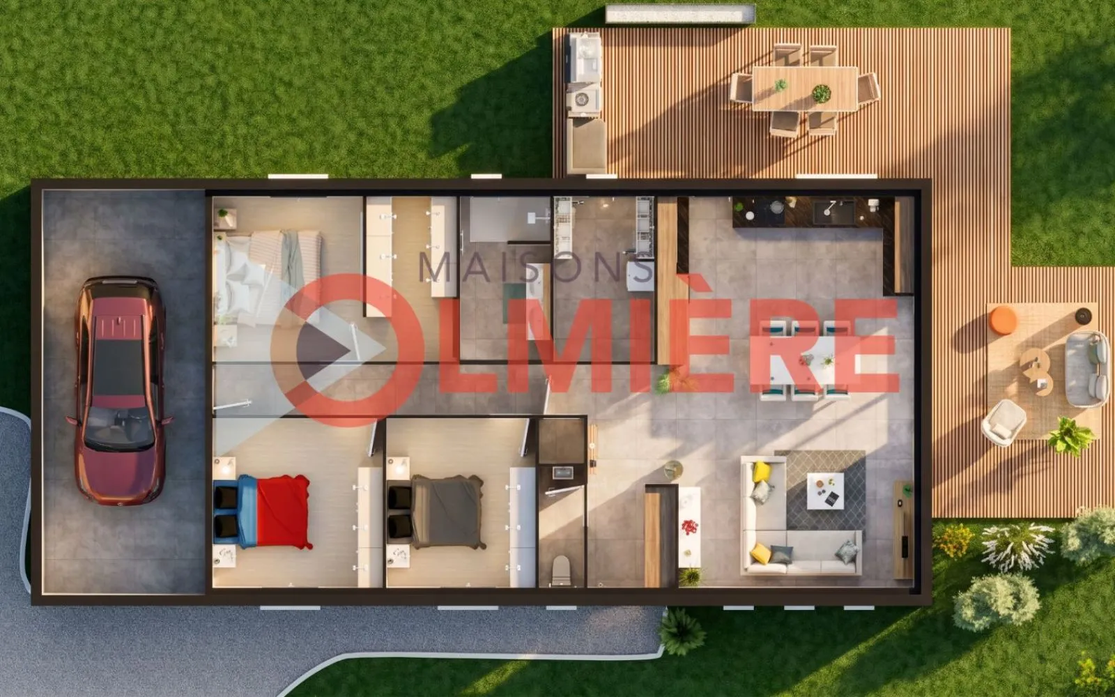 Projet de construction d'une maison 106 m² avec terrain à VERDALLE (81) à Verdalle — photo 3