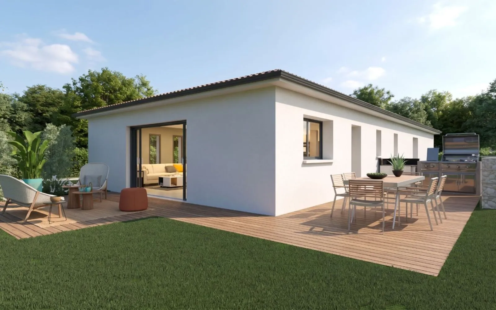 Projet de construction d'une maison 106 m² avec terrain à VERDALLE (81) à Verdalle — photo 2