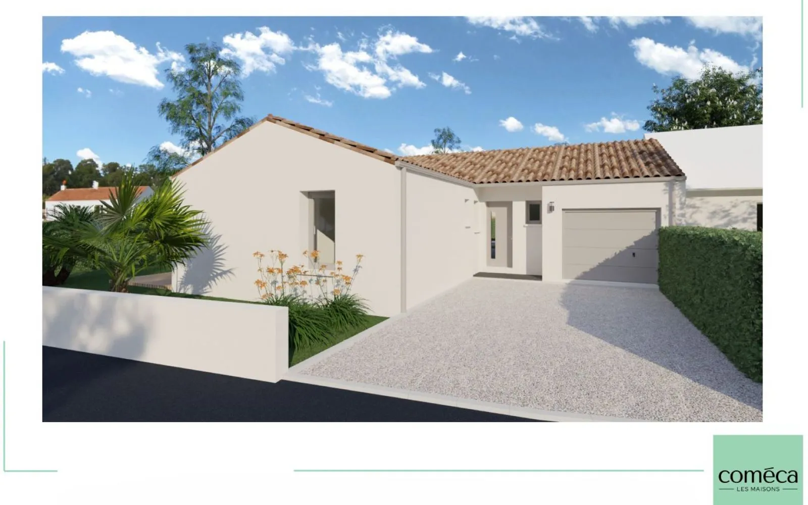 Projet de construction d'une maison 110 m² + garage sur terrain 616m² aux Sables d'Olonne (85) à Olonne-sur-Mer — photo 1