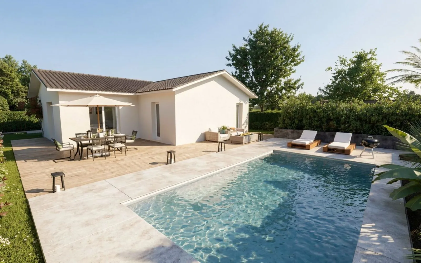 Projet de construction d'une maison 90 m² avec terrain à ESPIET (33) à Espiet — photo 1