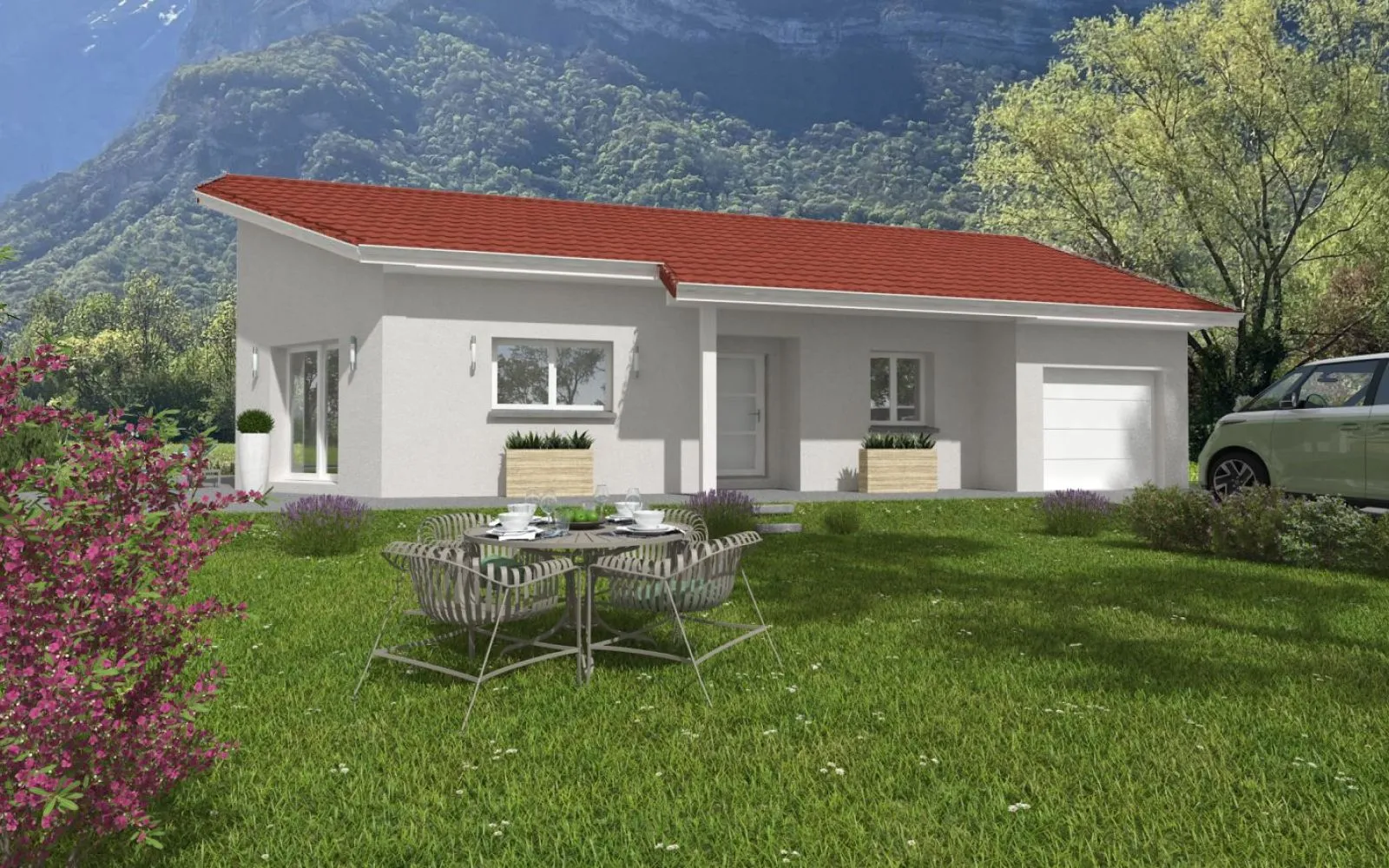 Projet de construction d'une maison 98 m² avec terrain à LE GUA (38) à Le Gua — photo 2