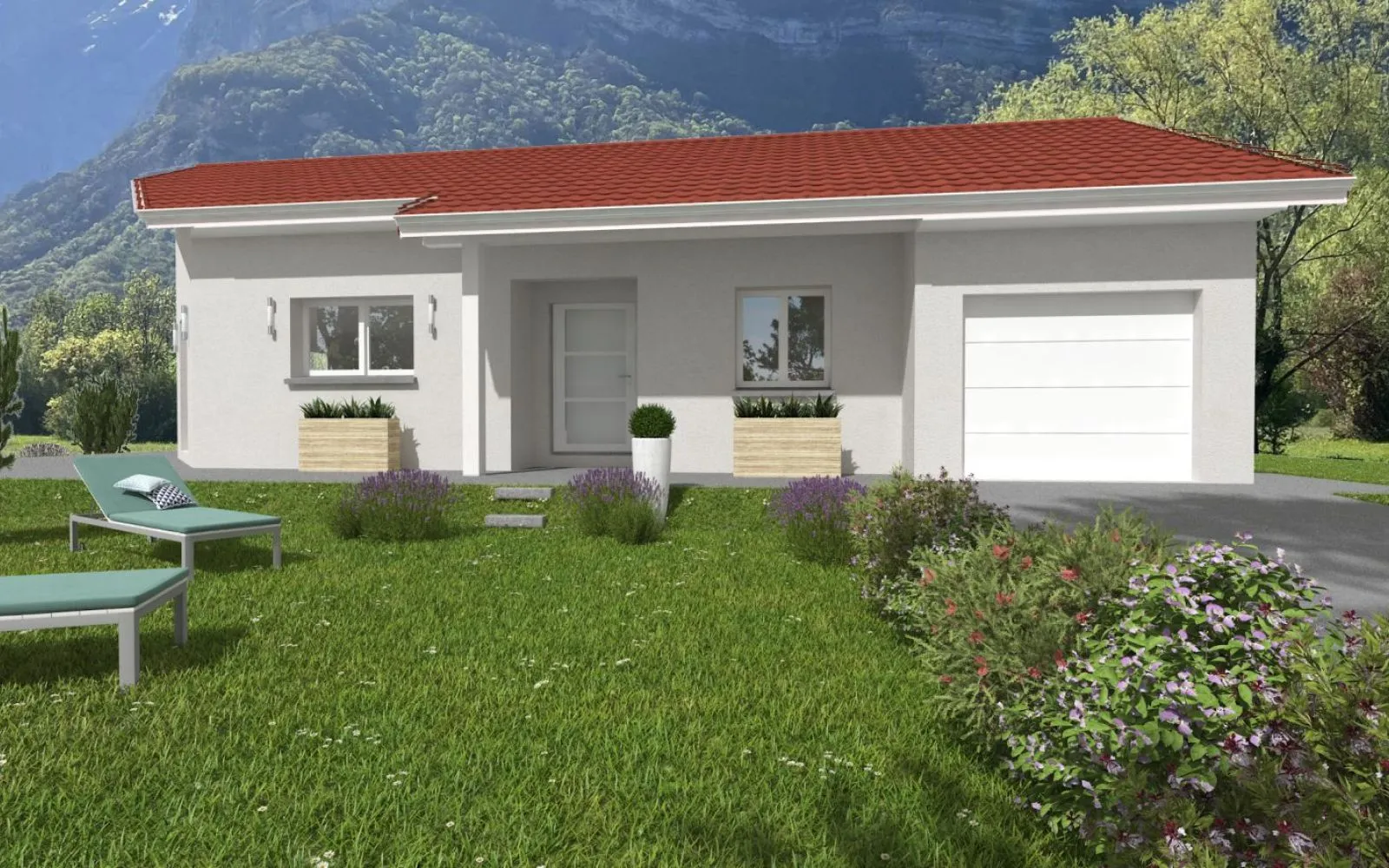 Projet de construction d'une maison 98 m² avec terrain à LE GUA (38) à Le Gua — photo 3