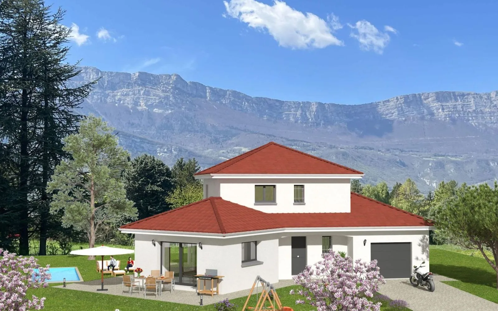 Projet de construction d'une maison 122 m² avec terrain à CORENC (38) à Corenc — photo 1