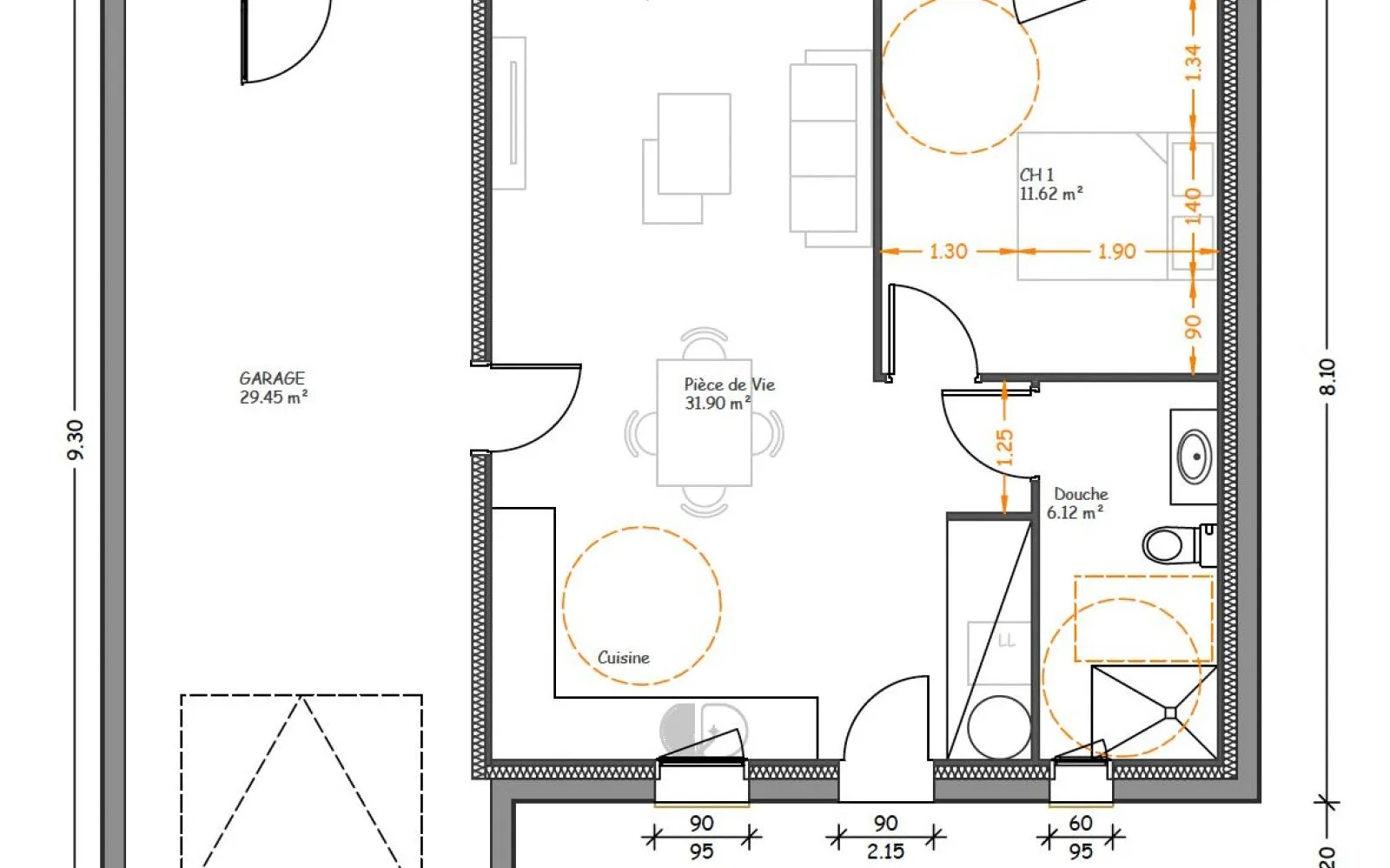 Maison 1 chambres sur un terrain de 398 m² à ANGLES. à Angles — photo 2