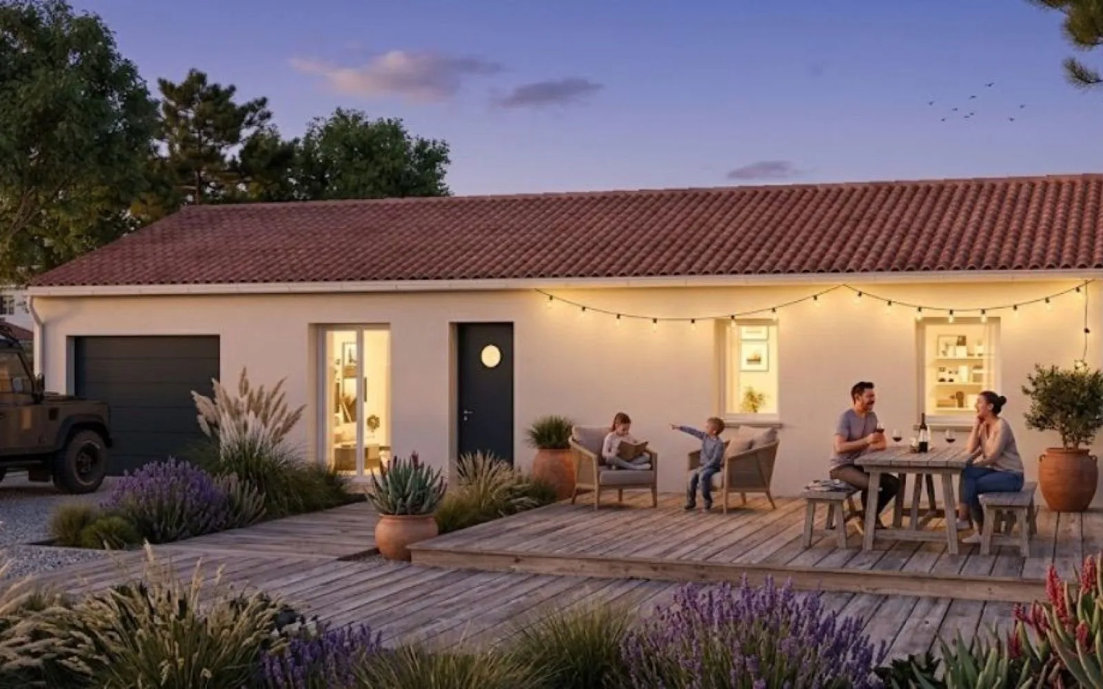 Projet de construction d'une maison 85 m² avec terrain à TESSON (17) à Tesson — photo 1