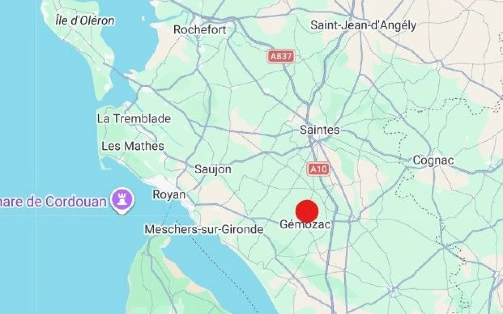 Terrain à bâtir de 509 m² à GEMOZAC (17) à Gémozac — photo 1