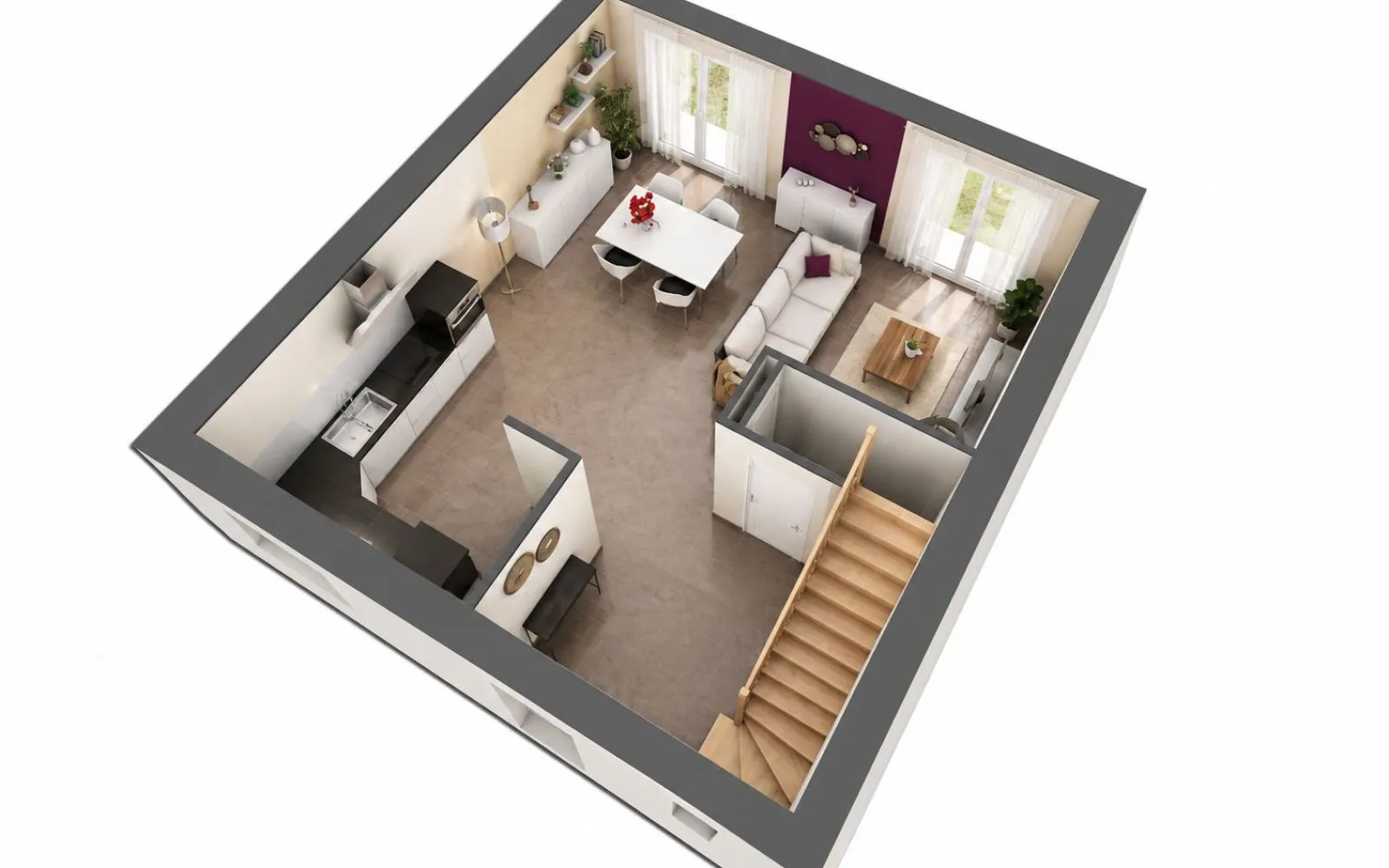Projet de construction d'une maison 87 m² avec terrain à CONFLANS-SAINTE-HONORINE (78) à Conflans-Sainte-Honorine — photo 3