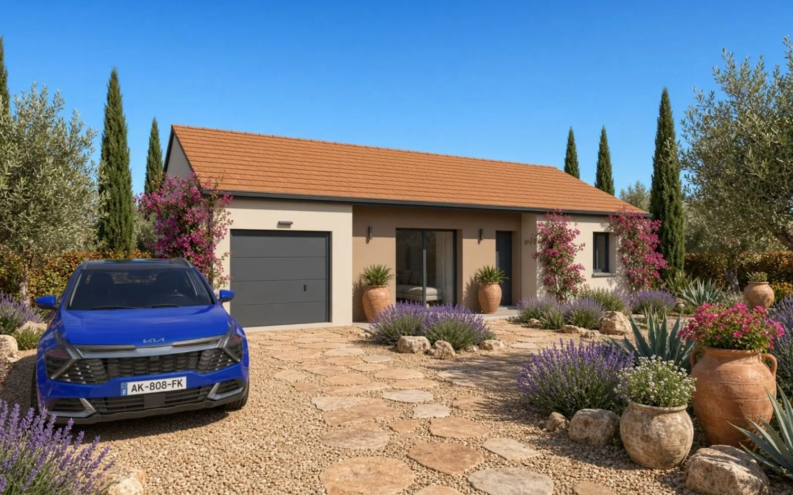 Projet de construction d'une maison 98 m² avec terrain à CHIROUBLES (69) à Chiroubles — photo 1